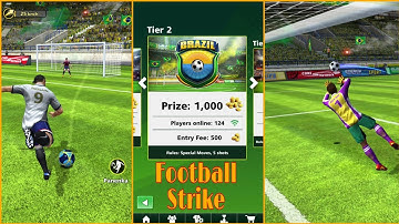 Football Strike - Gameplay Brazil - (Android, iOS) - Amazing Football Online Game