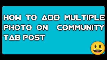 How To Add Multiple Photo In Community Tab/Post #Shorts#Shortsvideo
