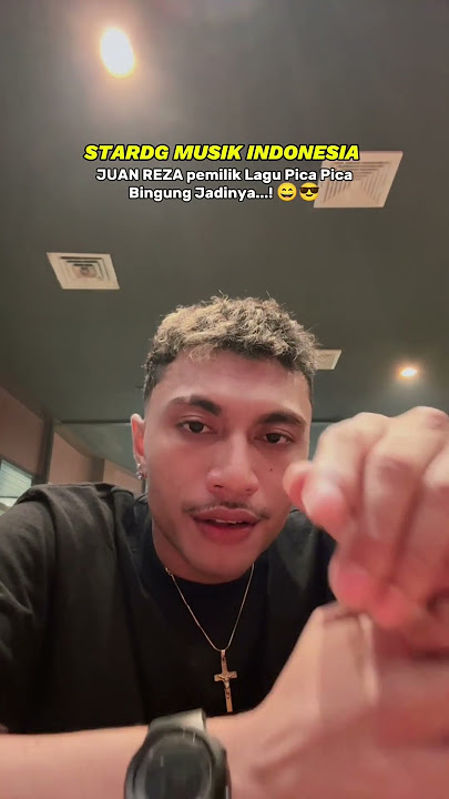 JUAN REZA pemilik Lagu Pica Pica Bingung Jadinya...! 😄😎 #JuanReza #PicaPica #DewiPersik