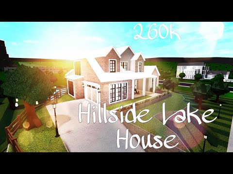 Roblox Bloxburg Hillside Lake House 260k Bloxburg House