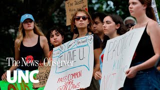 ‘Vote them out’: UNC students rail against NC lawmakers as they demand stricter gun laws
