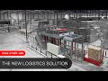 Palletizing case study automatic container unloading  logistics palletizing system highrunner hr9