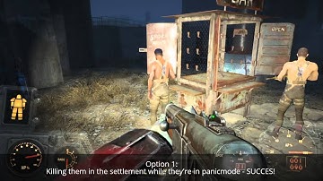 Fallout 4 - SYNTH settlers - how to notice/get rid of them