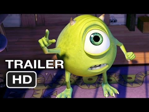 Monsters Inc. Official Trailer #1 3D Re-Release (2012) - Pixar Movie HD