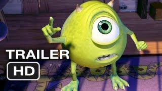 Monsters Inc. Official Trailer 3D Re-Release 2012 - Pixar Movie Hd