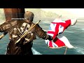 Assassin&#39;s Creed 4 Black Flag Pirate Cloak Outfit Rampage &amp; Naval Combat PC Gameplay