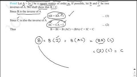 Theorem 3 & 4 for invertible matrix