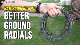 Better Ground Radials for the Wolf River Coil #HamRadioQA