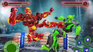 Robot Ring Fight Wrestling Robot Fighting Robot Vs Monsters Street Combat Android Gameplay screenshot 2
