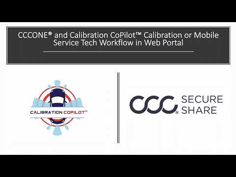 CCC and Calibration CoPilot™ Portal RO Line-Item Access