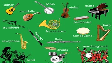 14.1 Từ vựng tiếng Anh về Các dụng cụ âm nhạc - Từ vựng tiếng Anh về chủ đề Nghệ thuật