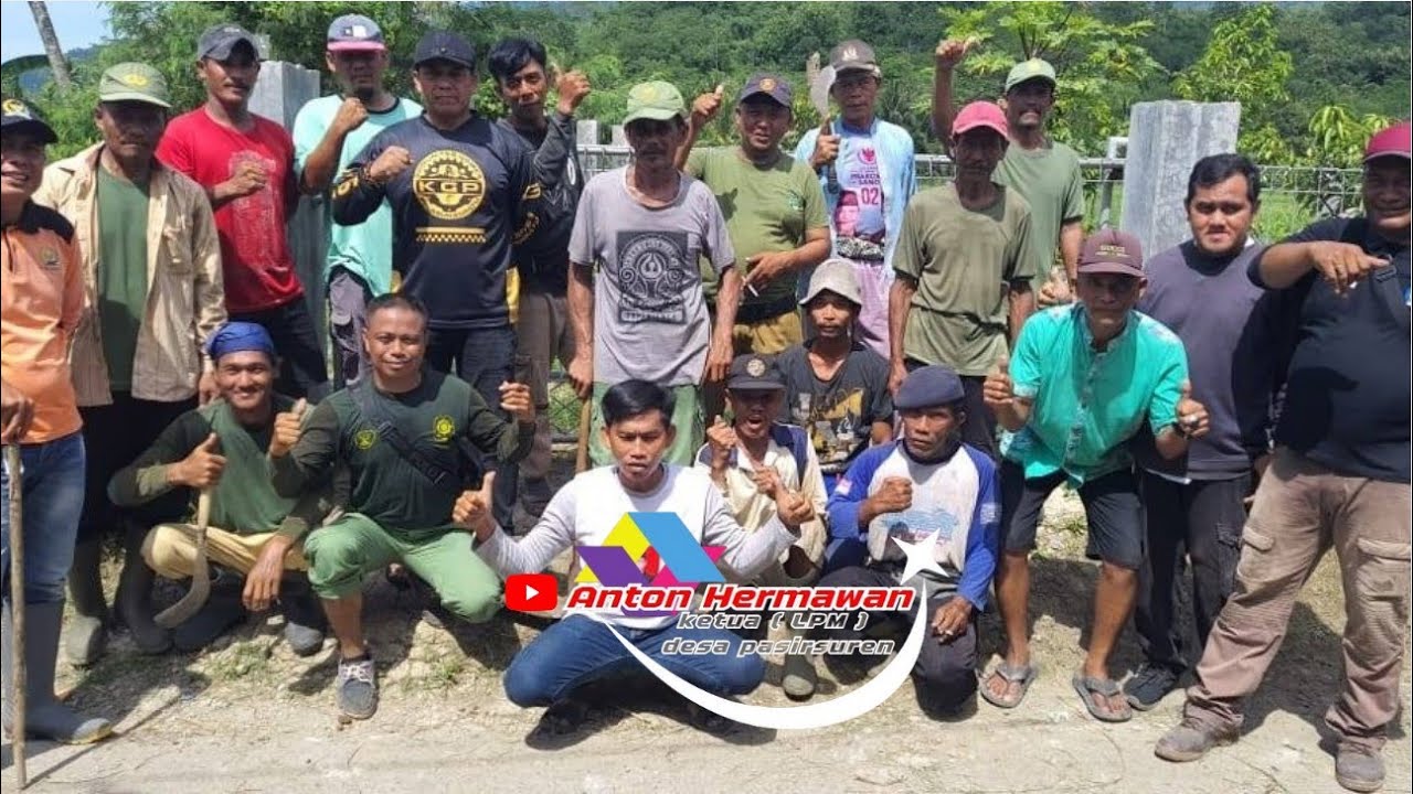 kegiatan Jumsih Bersama Semua Jajaran Lembaga dan warga Desa Pasirsuren ...