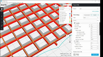 Print settings for Grid Clock v2 / Cura