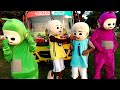 MUSIC KOLABORASI UPIN IPIN TERPESONA BANYAK BADUT TELETUBBIES TINKY WINKY DIPSY UPIN IPIN BUS TAYO