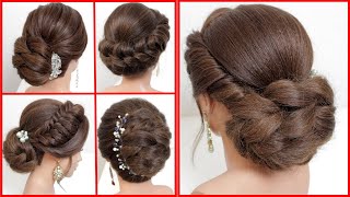 4 Easy hairstyle. New Low Bun.