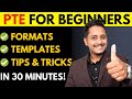 Pte for beginners formats templatestips  tricks in just 30 minutes  skills pte academic