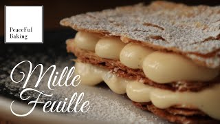 Mille Feuille |Classic French Pastry by Peaceful Baking 61,452 views 3 years ago 6 minutes, 50 seconds