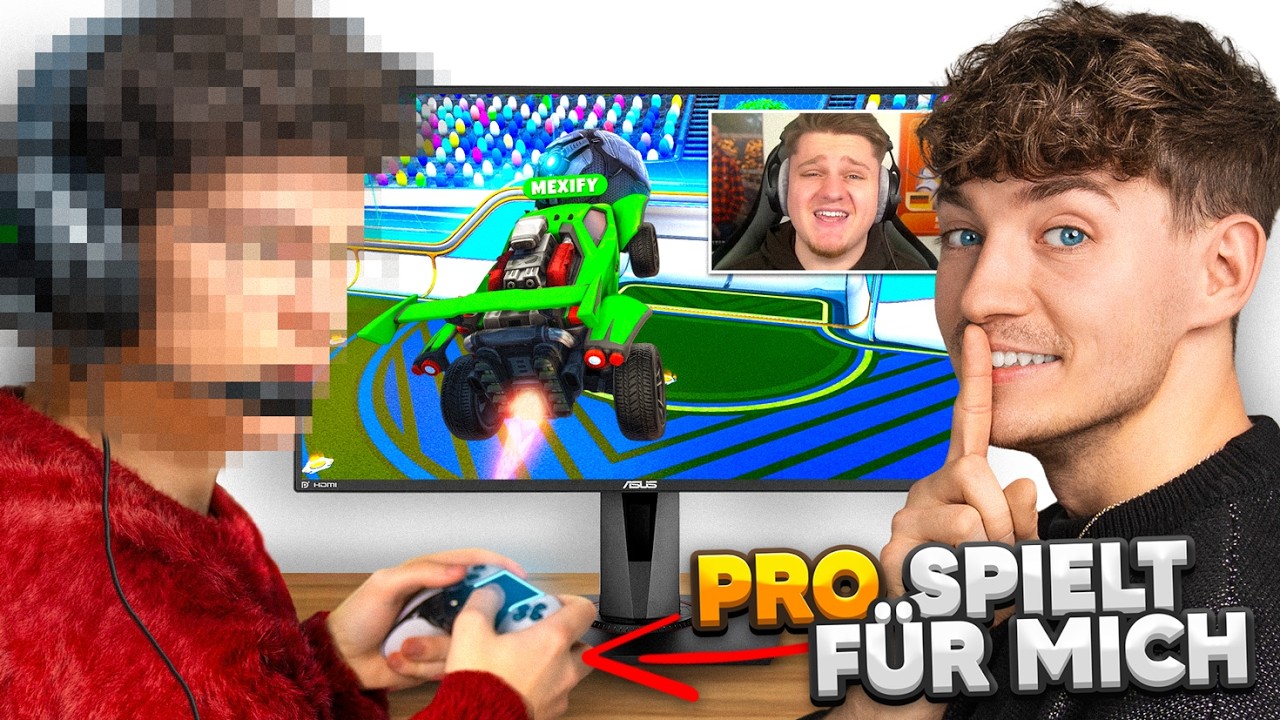 Ich TROLLE REZEARS mit einem PROFI in Rocket League 😵‍💫😂