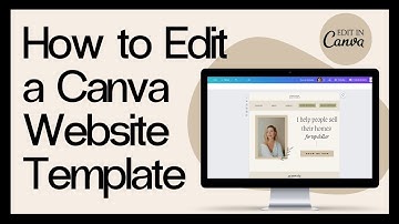 How to Edit a Canva Website Template | Tips & Tricks for Canva Websites | How to Use a Canva Website