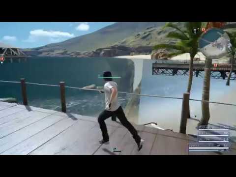 【FF15体験版/小バグ】海面の映り込みが怪しい事に【PS4】
