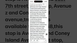 B36 Mta bus announcement to sheepshead bay avenue u from sea gate