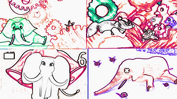 CELL SHADER+COLOR INVERSION+INTENSIFIER EFFECTS || HICKORY DICKORY DOCK