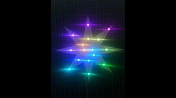Neopixel Christmas Star, RGB WS2812B