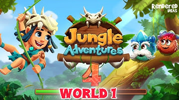 Jungle Adventures 4 Mobile Gameplay Walkthrough World 1
