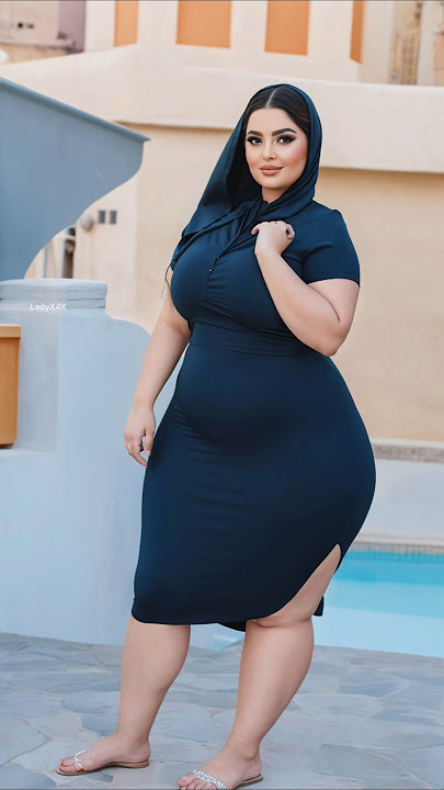 Plus Size Dress with Attached Hijab #princess #dubai