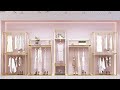 Boutique display furniture retail women clothing store garment rack hanging clothes for showroom