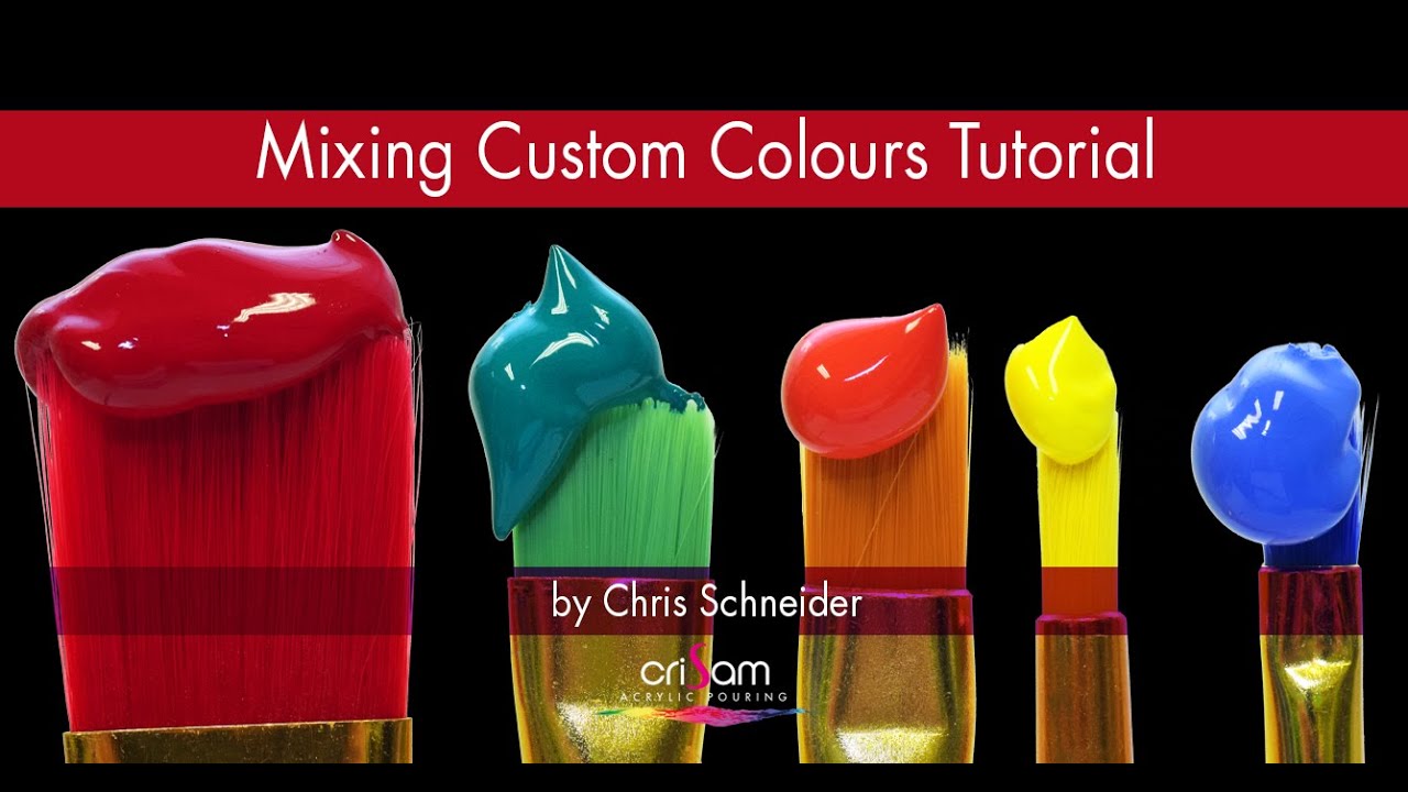 093 Mixing Custom Colours Tutorial by Chris Schneider - YouTube