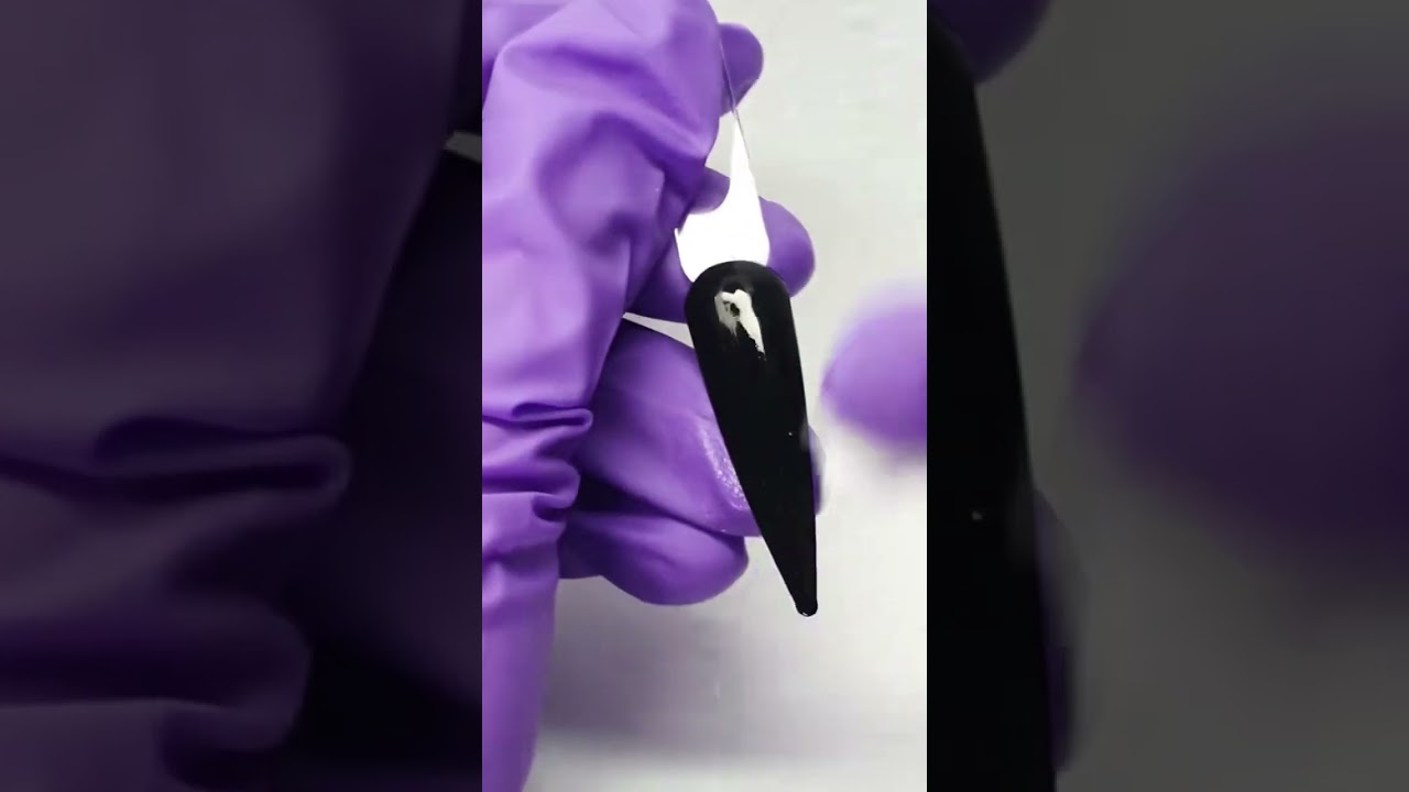 Holographic Foil French Nail Design ✨