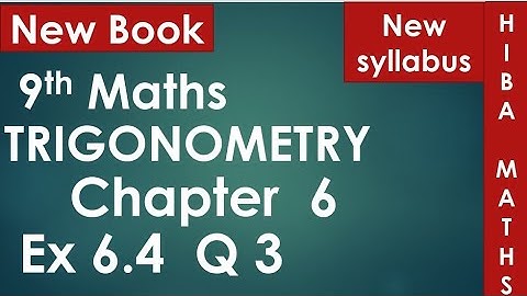 9th maths chapter 6 exercise 6.4 question 3 tn samacheer hiba maths