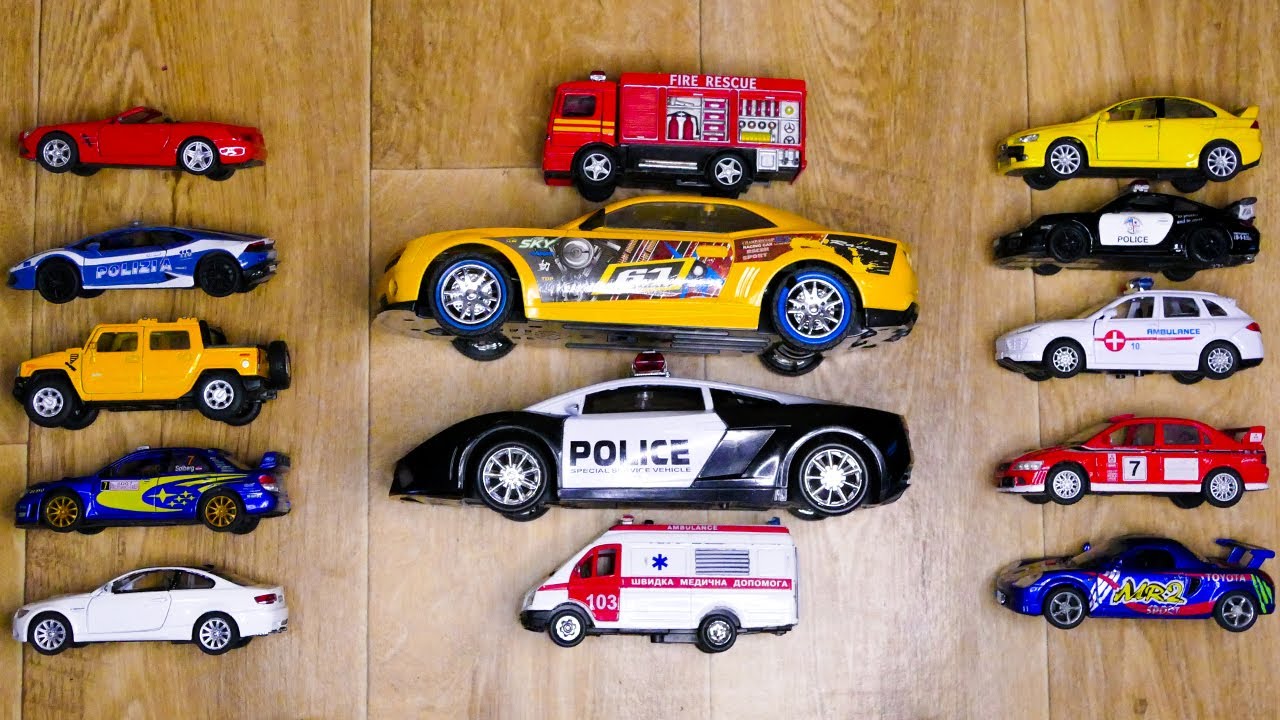 Diecast Cars of Different sizes from The Floor YouTube