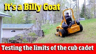 Mower test & Review of the Cub cadet Pro z 972 sd (aka the Billy Goat)
