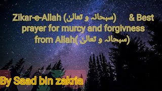 Zikr - e-Allah|| ROYALTY FREE ISLAMIC BACKGROUND ||BY H.Saad Bin zakria Emotional voice ❤️