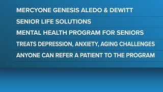 MercyOne Genesis Aledo, Dewitt now offers program tailored to senior mental health