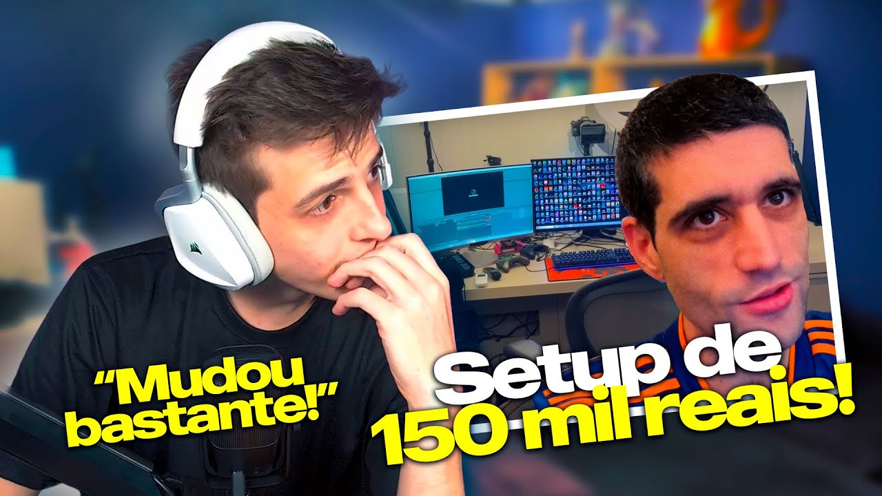 REAGINDO AO NOVO SETUP GAMER 2025 DO DAVY JONES