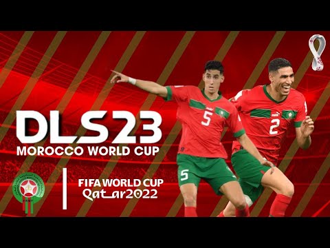 تحميل لعبه دريم ليج مود منتخب المغرب بأخر الاطقم أولاين أفلاين DLS23 MOD Morocco 