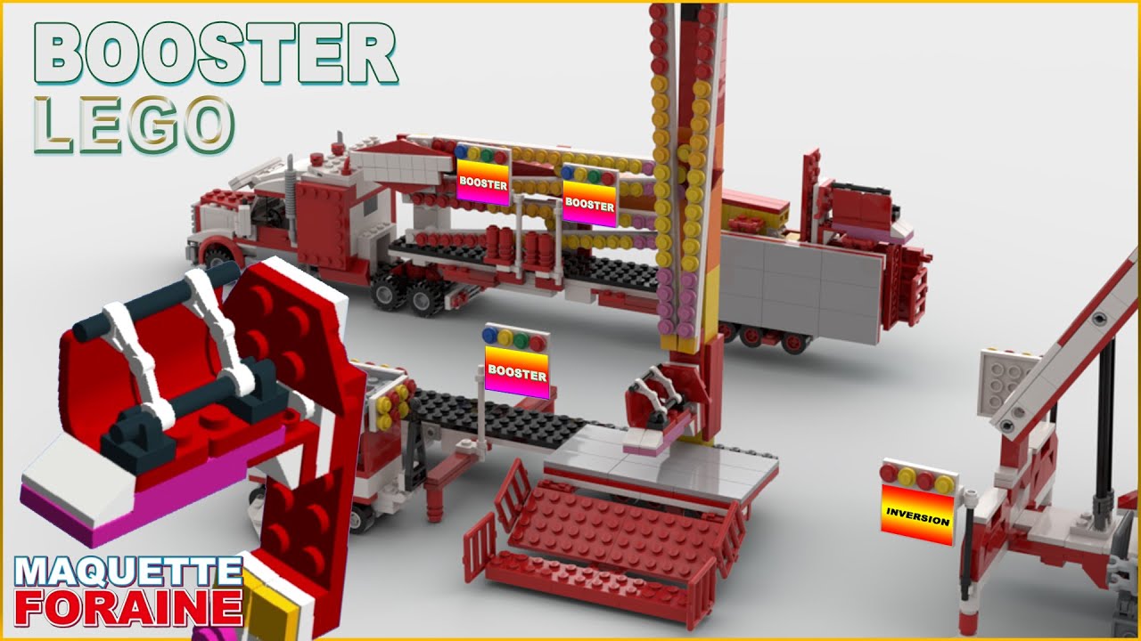 Manège Booster 🎡 - Maquette Foraine en LEGO 