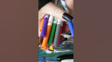 ASMR pen sorting & rummaging #shorts #asmr #oddlysatisfying #pen #asmrtingles #viral #relaxing #fyp