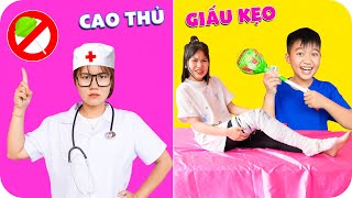 Học Sinh Giàu Vs Học Sinh Nghèo - Lén Mang Kẹo Vào Bệnh Viện ♥ Min Min TV Minh Khoa