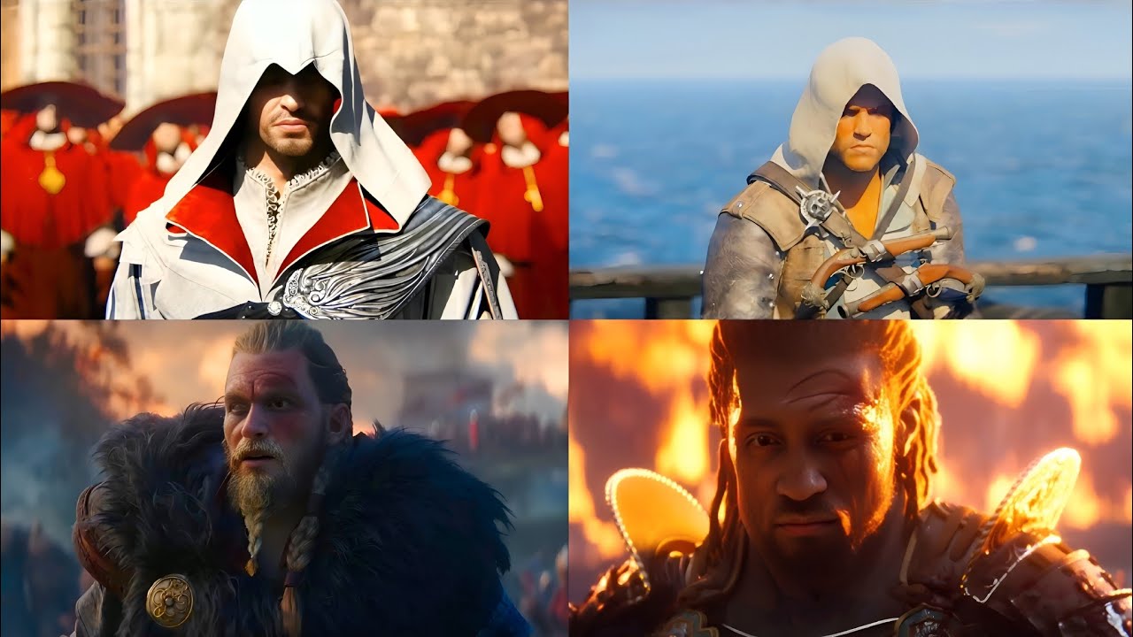 Эволюция кинематографических трейлеров в играх Assassin's Creed {2007–2025}
