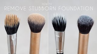 How To Remove Foundation & Concealer From MakeUp Brushes | Shonagh Scott | ShowMe MakeUp