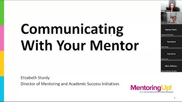 Communicating With Your Mentor Workshop