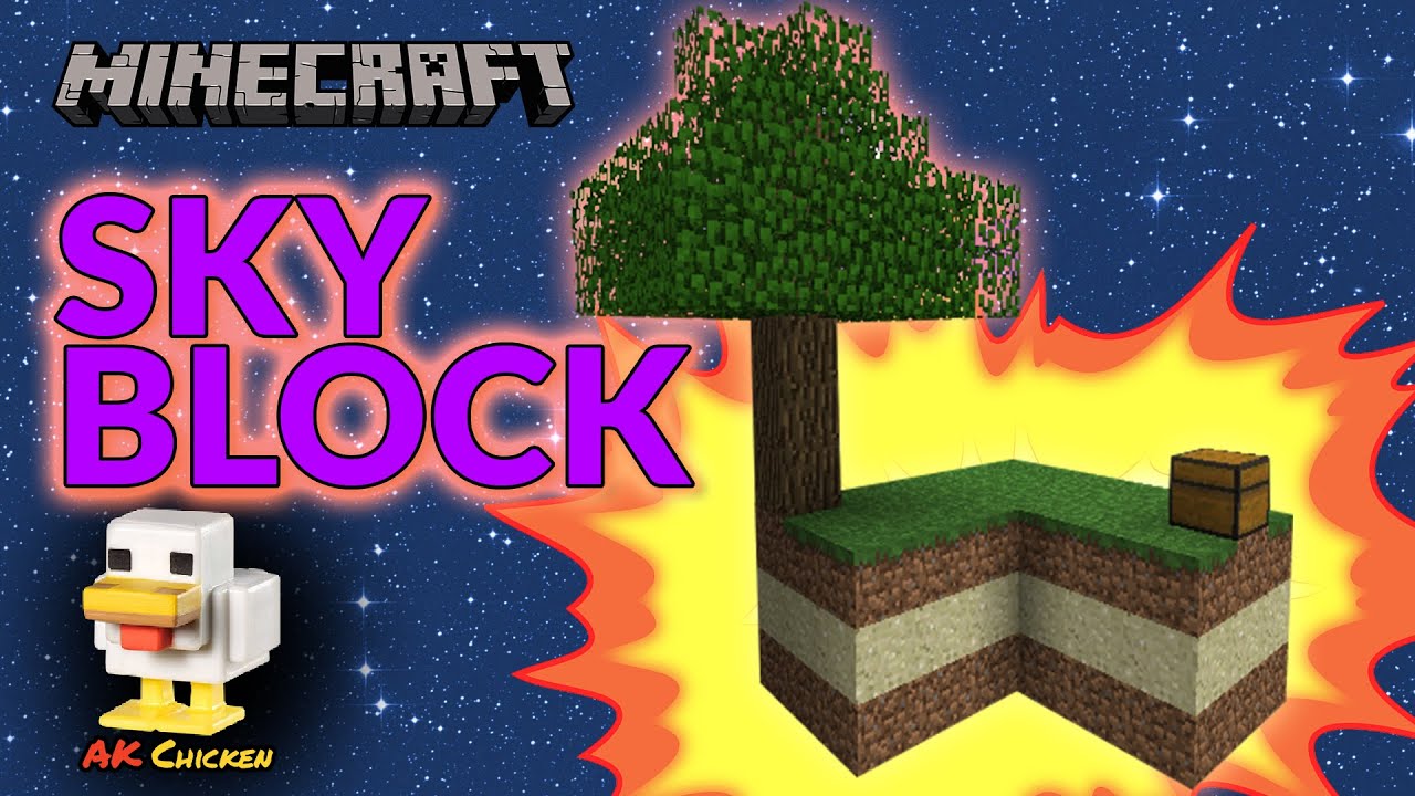 Minecraft Skyblock 1 - AK Chicken