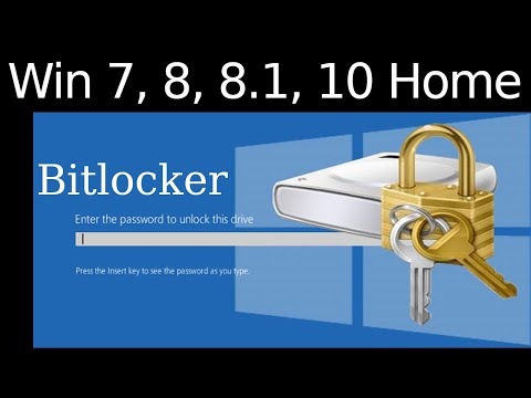 Bitlocker for Windows 10 HOME | Turn on BitLocker on Windows 10 Home | Enable Bitlocker in windows