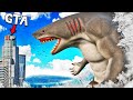 HUMAN SHARK Becomes a GIANT In GTA 5 (Shark Attack)