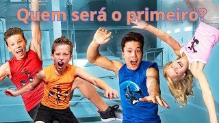 ⚡️ IRMÃS VS IRMÃOS em um desafio esportivo! 🥊 Quem receberá o cinturão do vencedor? | Ninja Kidz