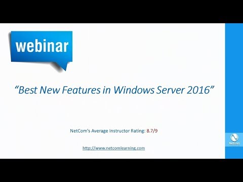 Best New Features in Windows Server 2016 - YouTube